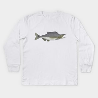 Pink Salmon - Spawn Phase Kids Long Sleeve T-Shirt